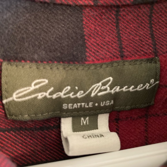 Eddie Bauer Flannel Shirt - Picture 3 of 5